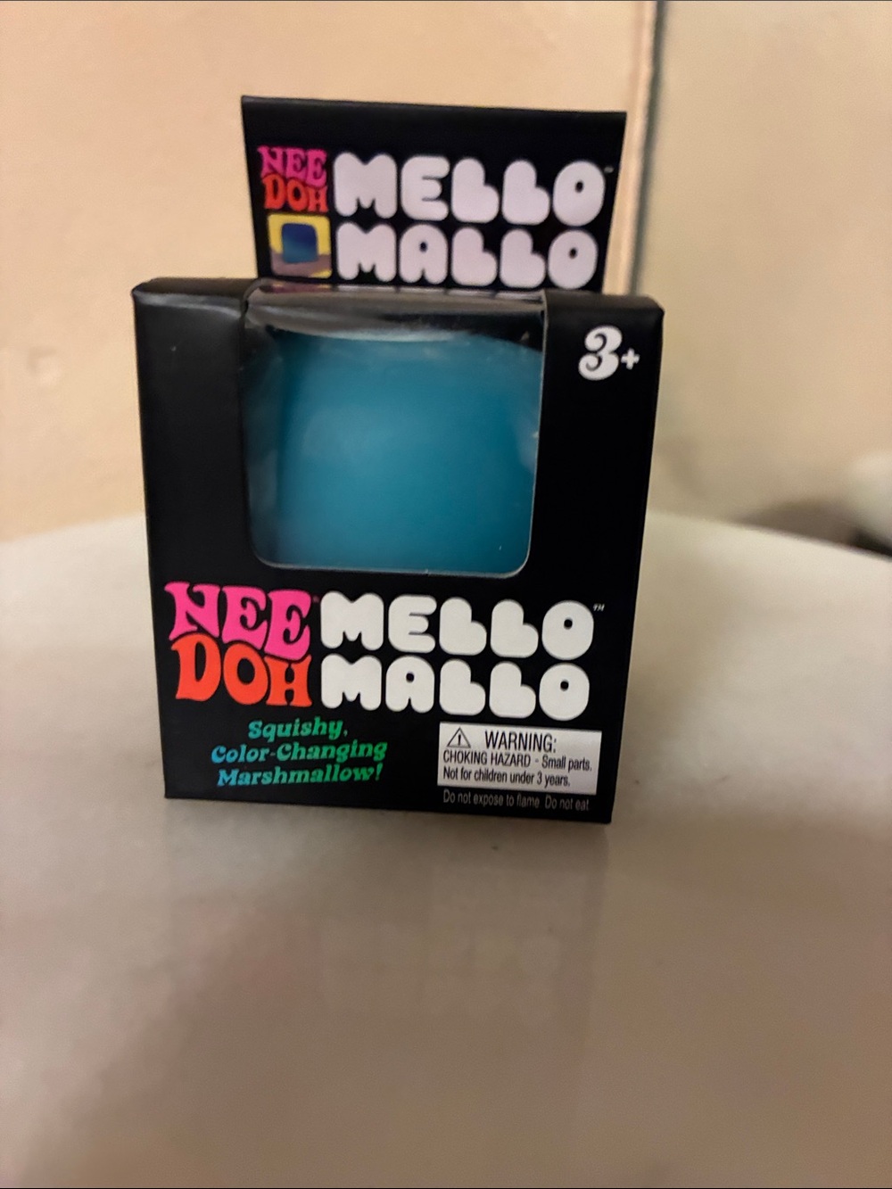 Mello Mallo Color-Changing Marshmallow Stress Ball - Blue